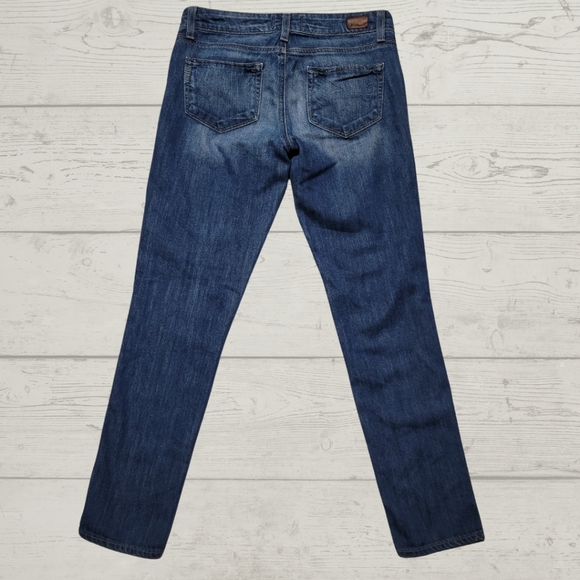 Paige Skyline Ankle Peg Straight Leg Jeans - Picture 2 of 8